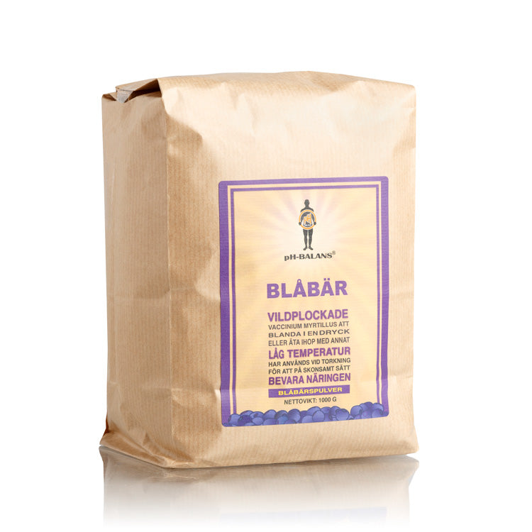 Blåbärspulver 1 kg från pH-Balans