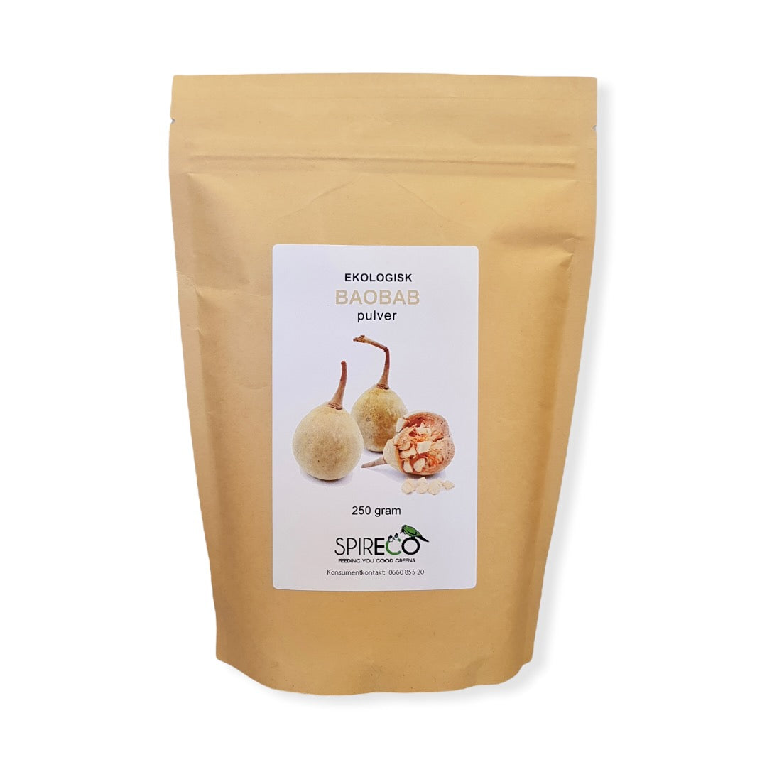 Baobab Pulver Ekologisk 250g - Spireco
