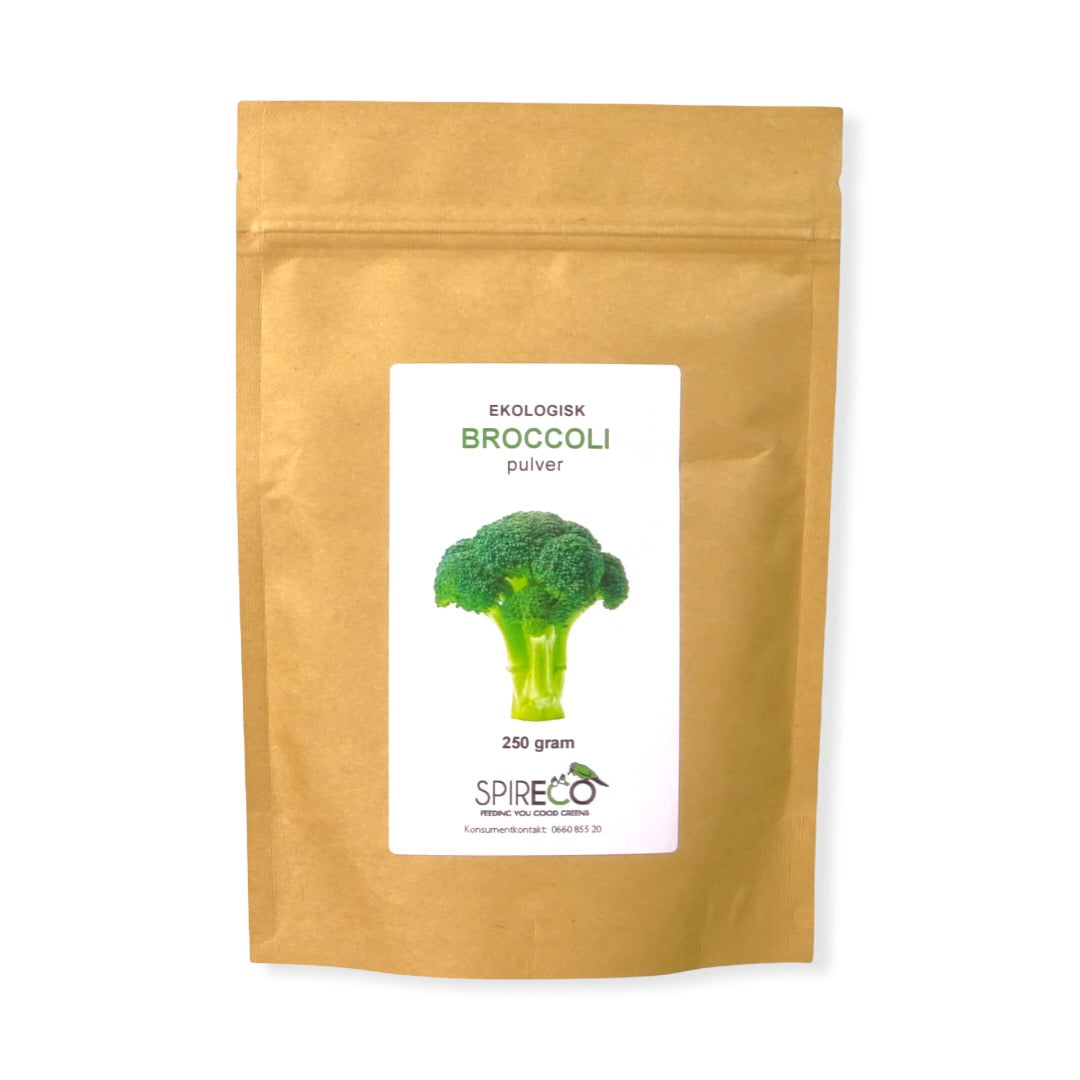 Broccolipulver ekologiskt 250 g från Spireco