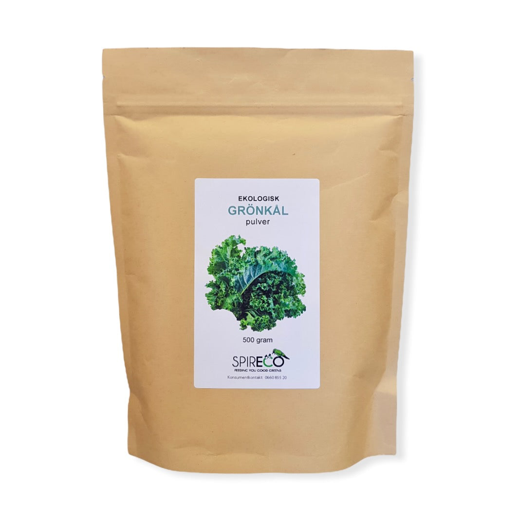 Grönkålspulver Ekologisk 500g - Spireco