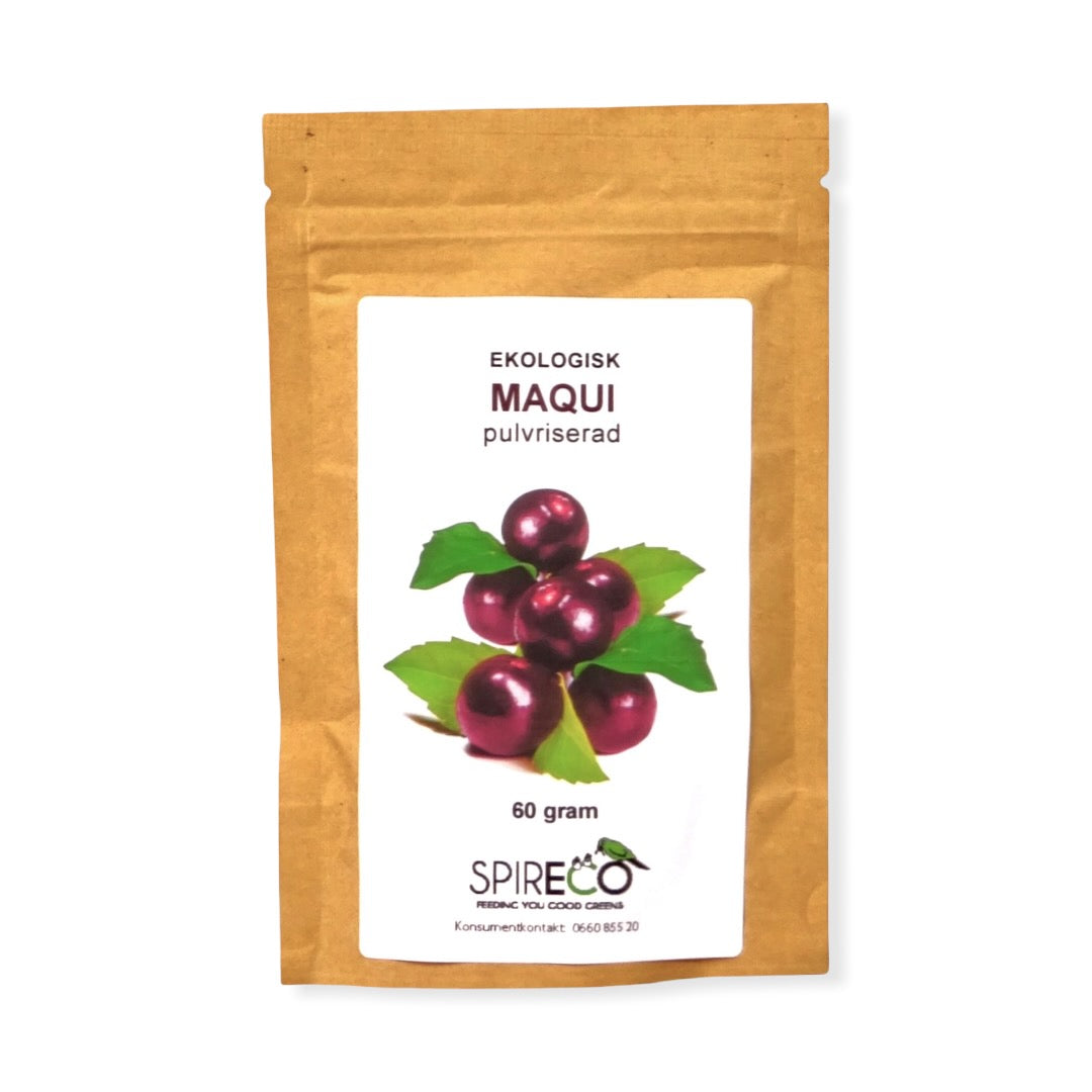 Maquipulver ekologiskt 60 g från Spireco
