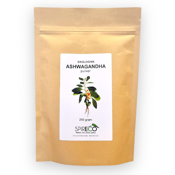 Ashwagandha Pulver Ekologisk 250g - Spireco
