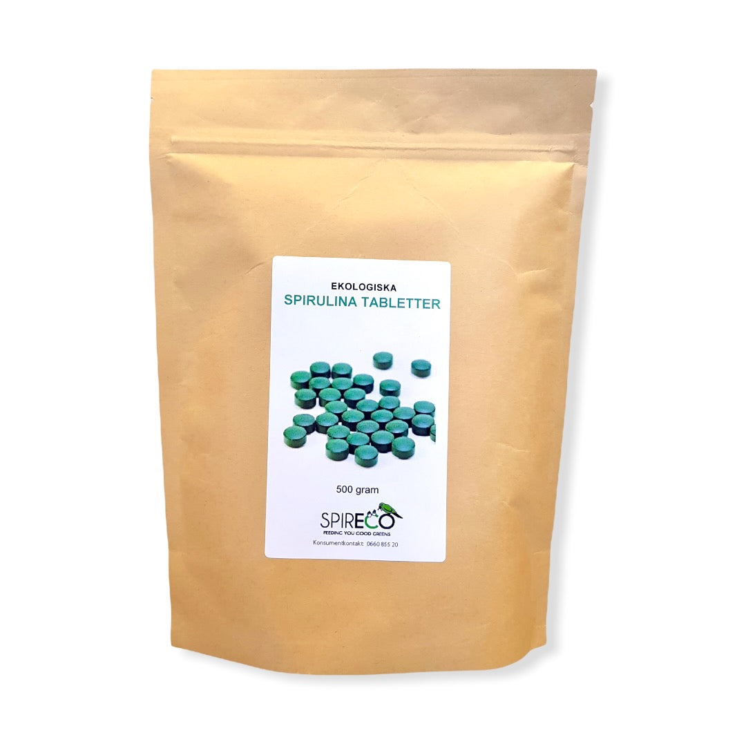 Spirulinatabletter 1000 st ekologiska 500 g från Spireco