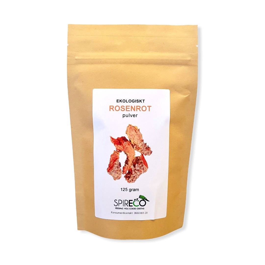 Ekologiskt rosenrotpulver 125 g
