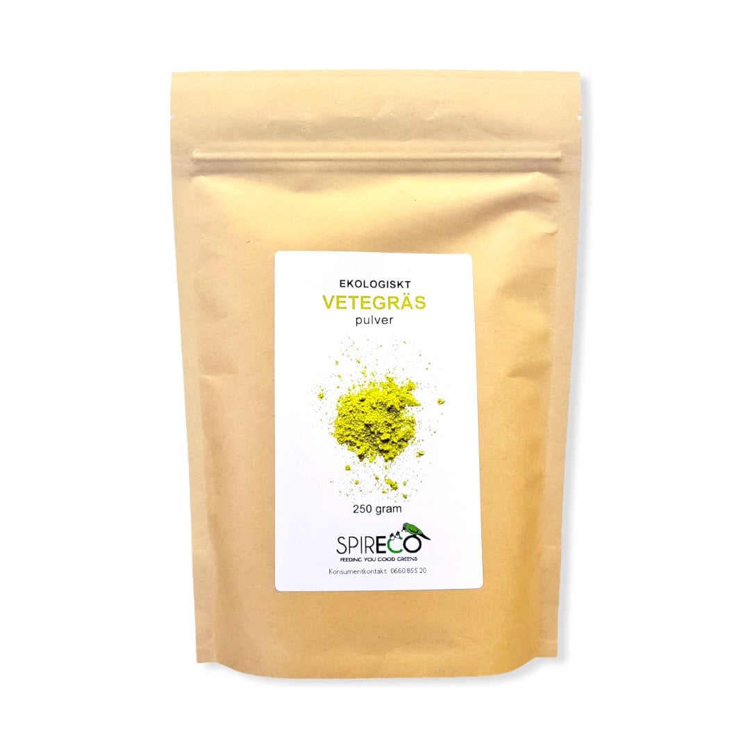 Vetegräspulver Ekologisk 250g - Spireco